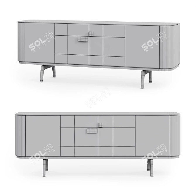 London Console: Elegant and Functional 3D model image 5