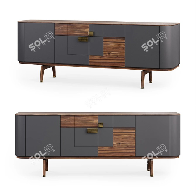 London Console: Elegant and Functional 3D model image 6