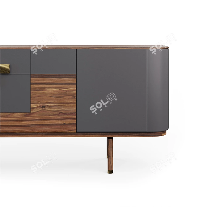 London Console: Elegant and Functional 3D model image 7