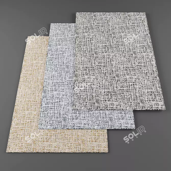 Modern Rugs Bundle | High-Resolution Textures 3D model image 1
