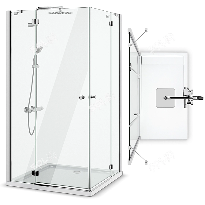 Radaway Torrenta Shower Enclosures 3D model image 6