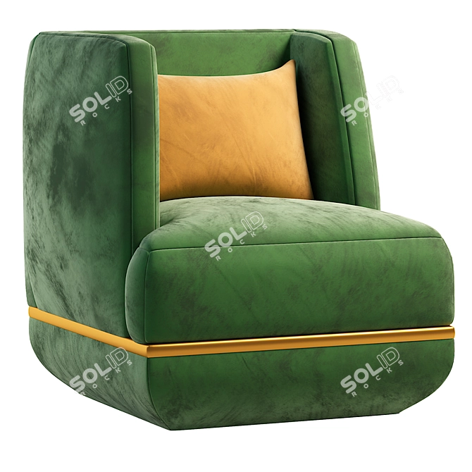 Modern Armchair - 3Ds Max 2014, Corona 2 3D model image 1