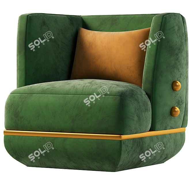 Modern Armchair - 3Ds Max 2014, Corona 2 3D model image 3