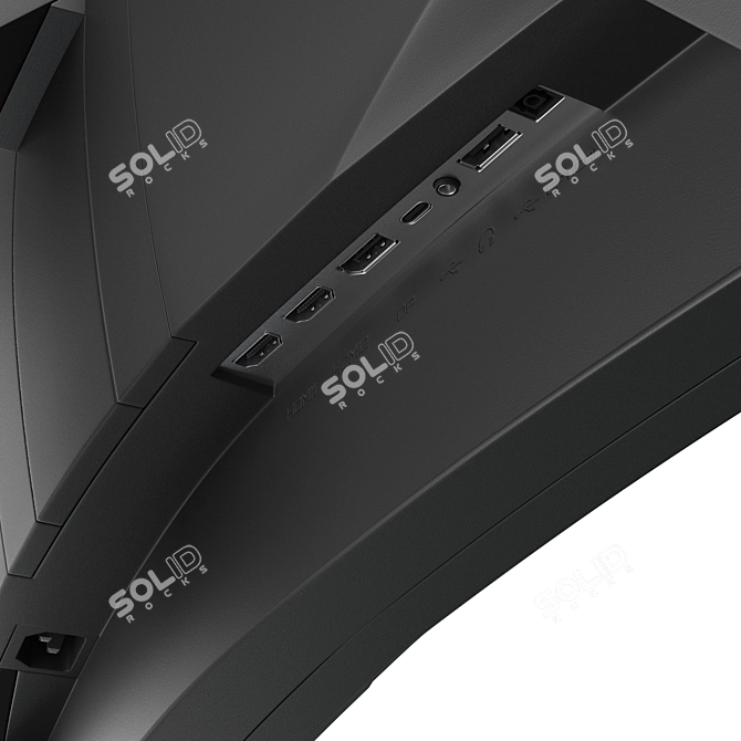 MSI MPG Artymis 343CQR: Immersive Gaming Power 3D model image 4