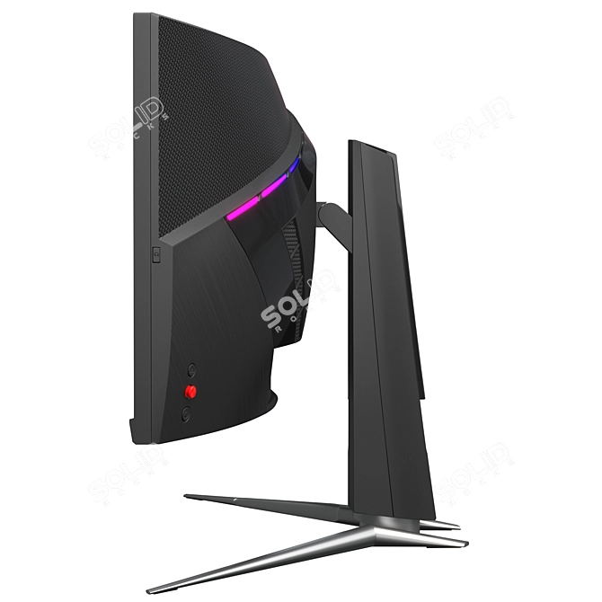 MSI MPG Artymis 343CQR: Immersive Gaming Power 3D model image 6