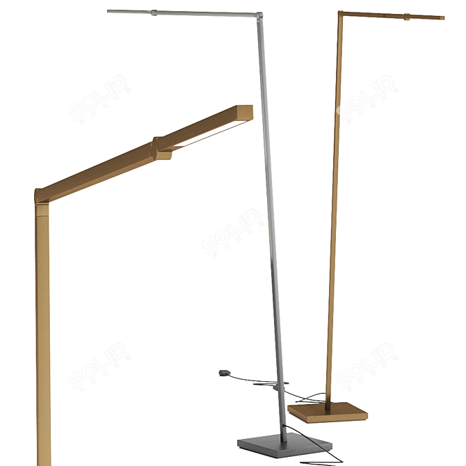 Untitled Linear LED Floor Lamp 3D model image 1