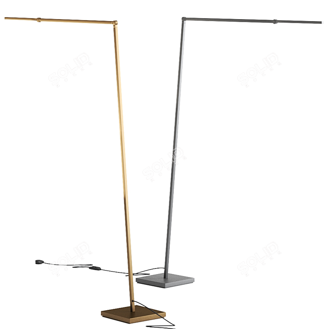 Untitled Linear LED Floor Lamp 3D model image 2