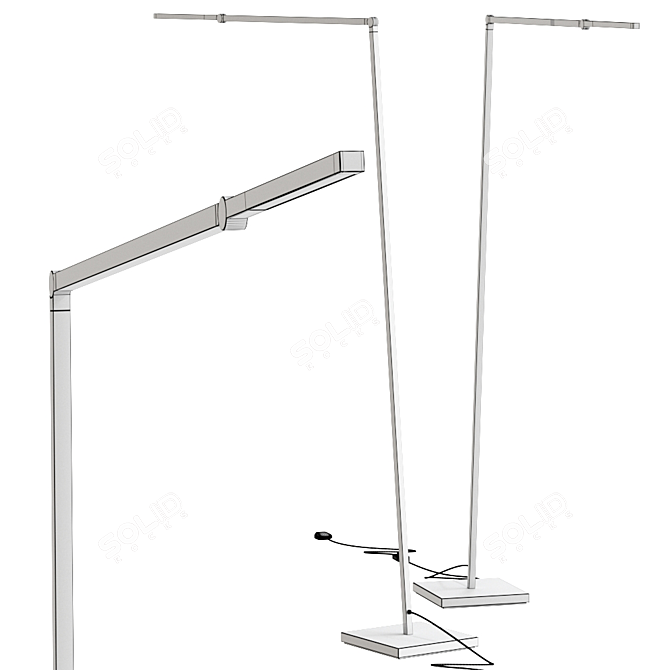 Untitled Linear LED Floor Lamp 3D model image 3