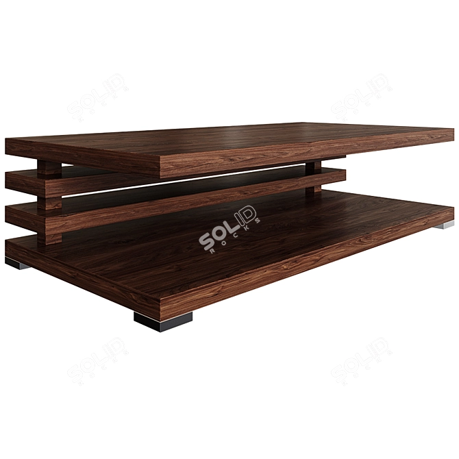 Modern Milano Coffee Table 3D model image 1