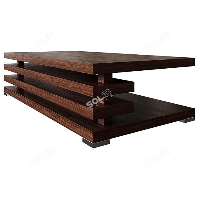 Modern Milano Coffee Table 3D model image 2