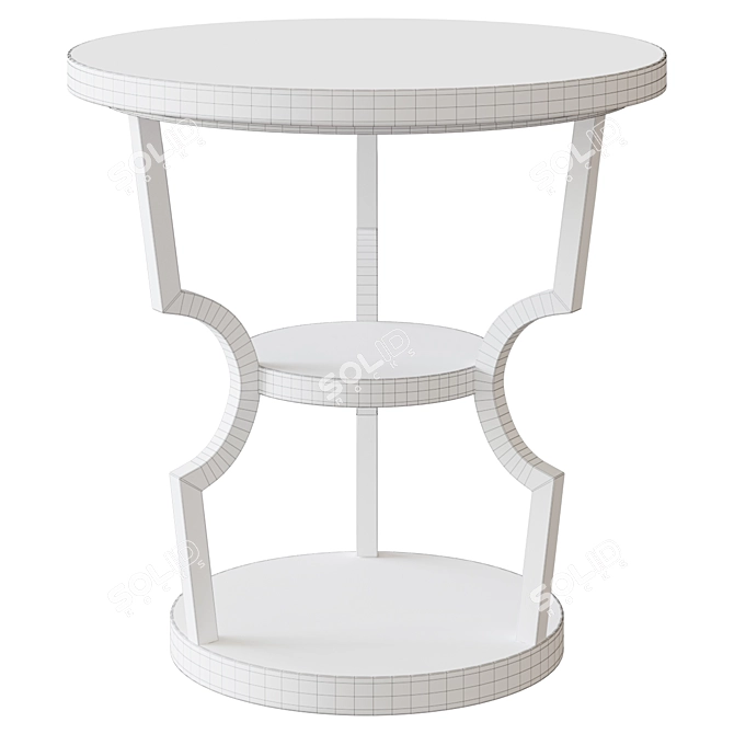 Kal Ebony Side Table 3D model image 2