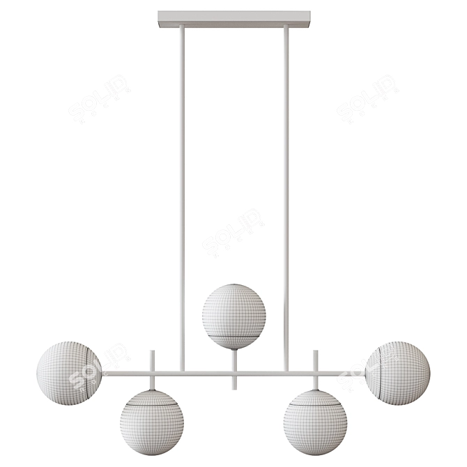 Kovacs Alluria Linear Chandelier 3D model image 2