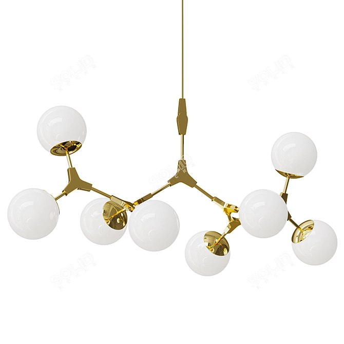 Ethereal Beanstalk Chandelier 3D model image 1