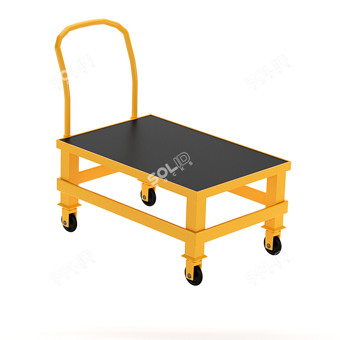 ErgoMove Foldable Platform Trolley 3D model image 2