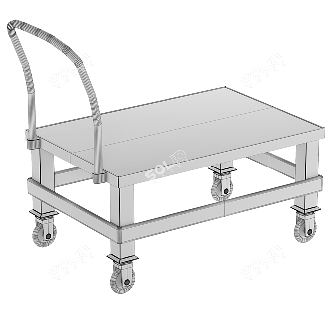 ErgoMove Foldable Platform Trolley 3D model image 3