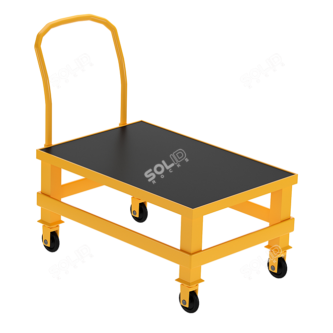 ErgoMove Foldable Platform Trolley 3D model image 4