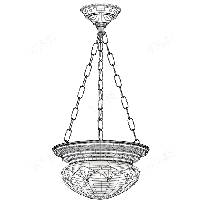 Title: Imperial Elegance Chandelier 3D model image 4