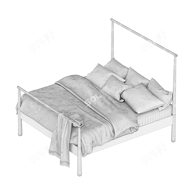 Elevate Your Sleep: IKEA GJORA 3D model image 3