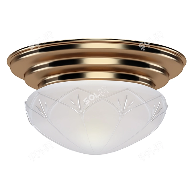 Elegant Empire Ceiling Lamp 3D model image 1