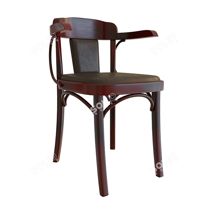 Vienna Style Chair - Rosa-MS 3D model image 1