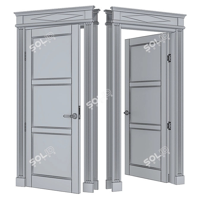 Toscana Elegante: Sophisticated 3D Model 3D model image 3