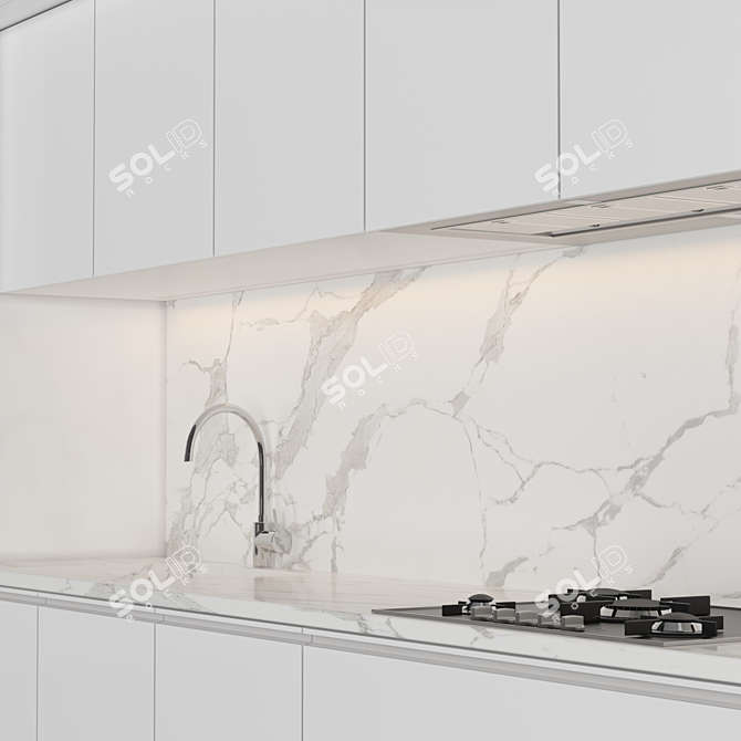 Contemporary Kitchen 2015 3D model image 3