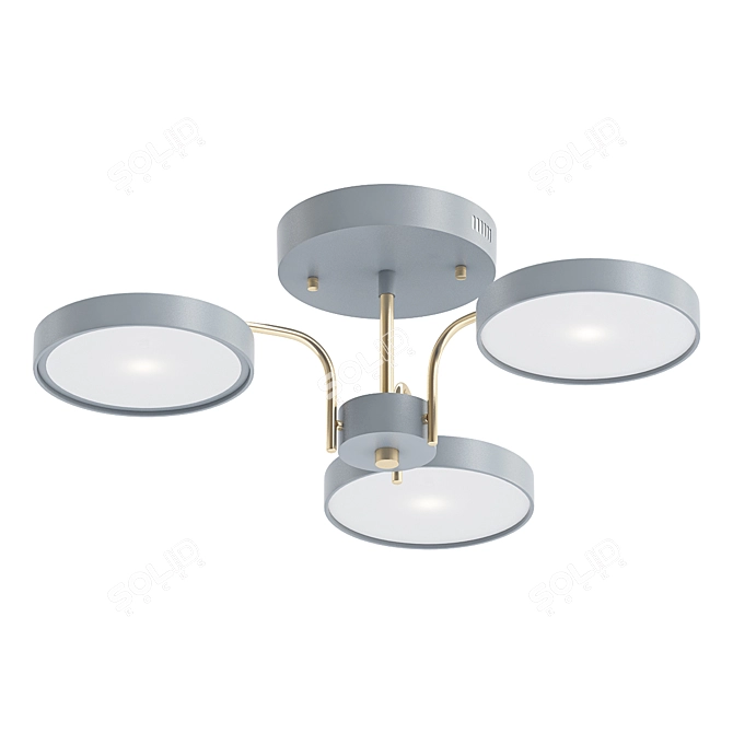 Sleek TAVIS C Lamp 3D model image 1