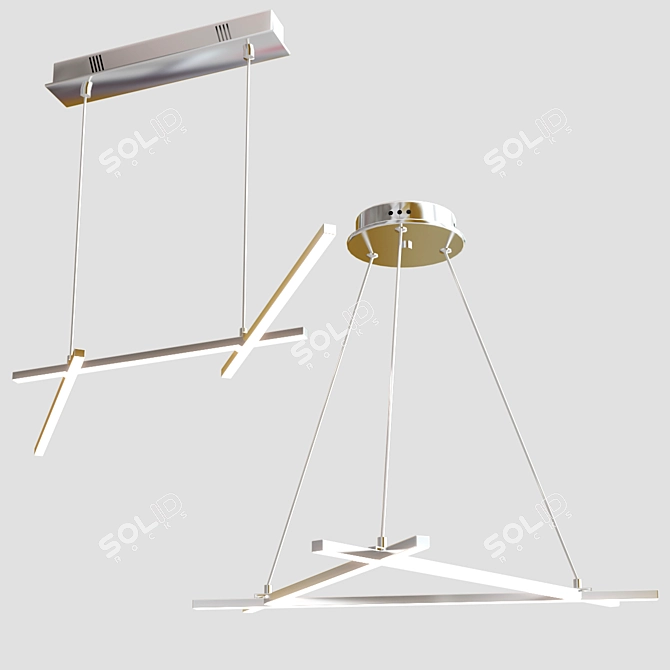 ZUMA LINE Pendant Lights: Elegant Illumination 3D model image 2