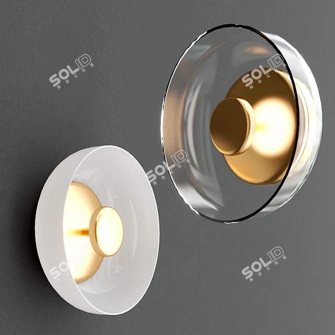 BLOSSI Opal Wall Lamp by Nuura 3D model image 1