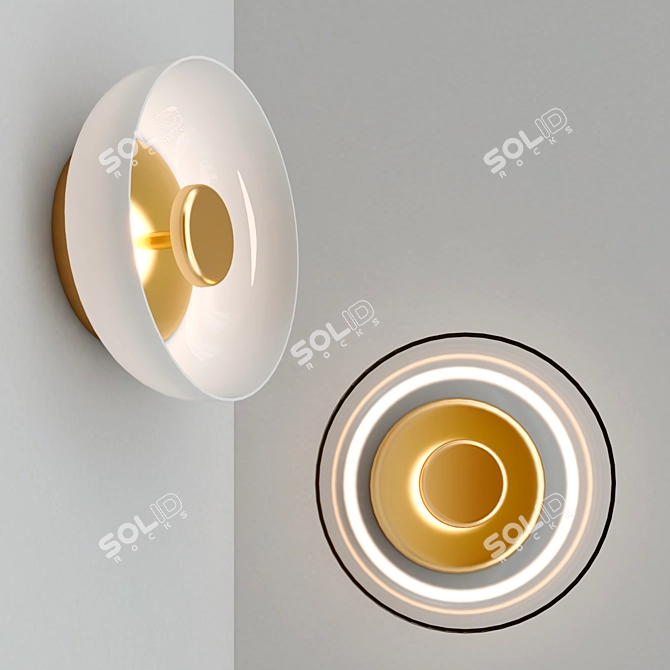 BLOSSI Opal Wall Lamp by Nuura 3D model image 3