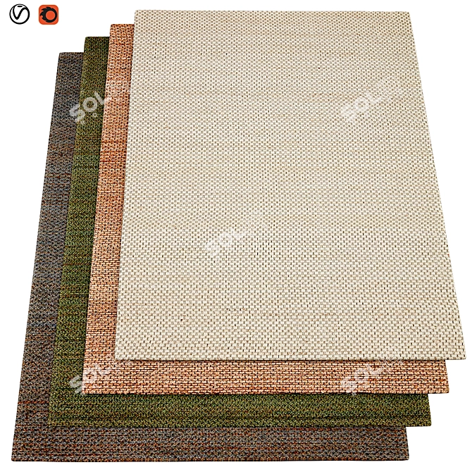 Premium Texture Carpets | 200x300cm 3D model image 1