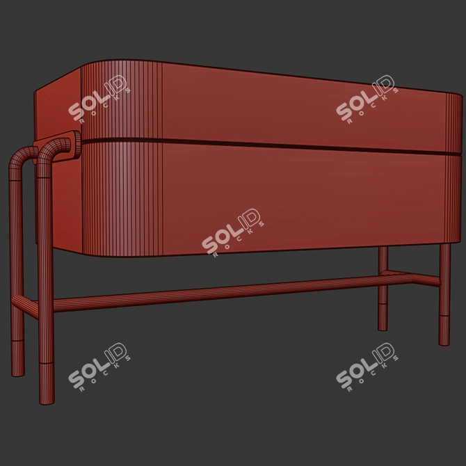 Polis 9530 Versatile Nightstand 3D model image 4