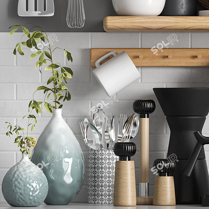 Versatile Kitchen Essentials 3D model image 2