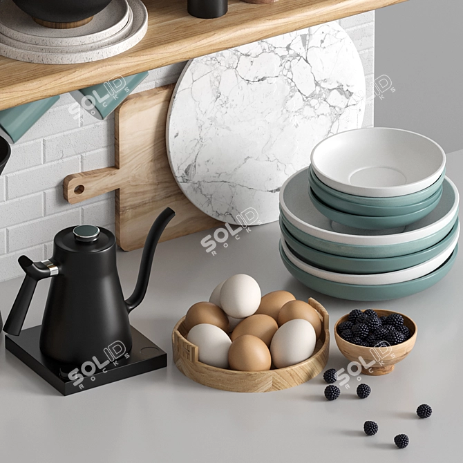 Versatile Kitchen Essentials 3D model image 3