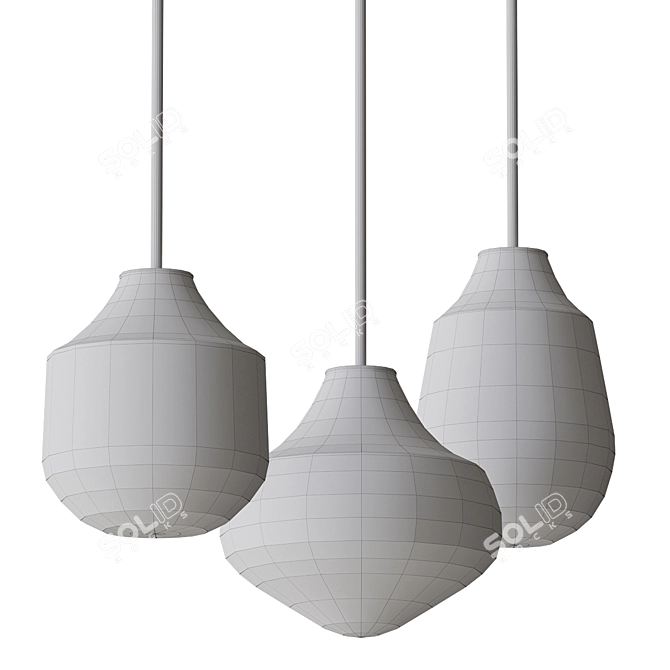 Karman Circus Pendant Light 3D model image 2