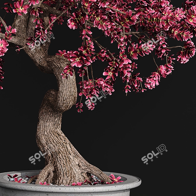 Artificial Bonsai Plant: Exquisite Foliage 3D model image 3