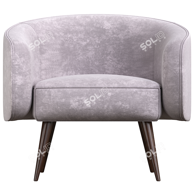 Yoisho Modern Armchair 3D model image 2