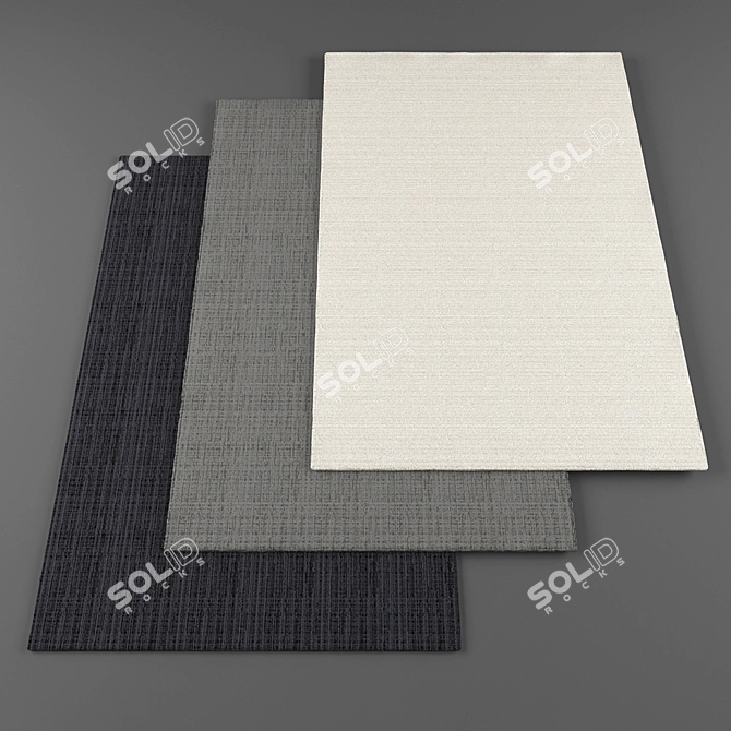 High Resolution Carpets Set 3D model image 1