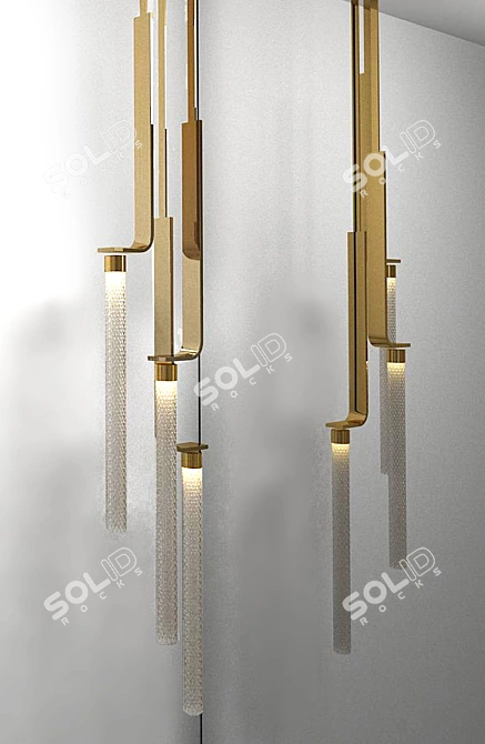 Title: Euroluce Pendant Lamp: Exquisite Illumination 3D model image 2