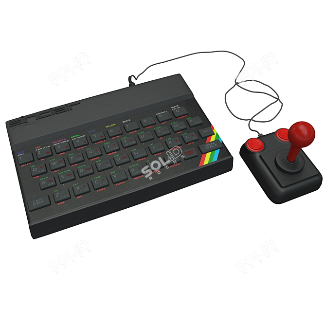 Sinclair ZX Spectrum: Retro Gaming Heaven 3D model image 1