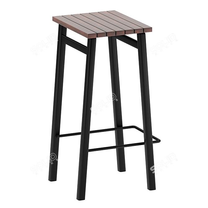 Urban Loft Barstool 3D model image 2