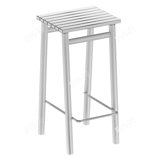 Urban Loft Barstool 3D model image 3