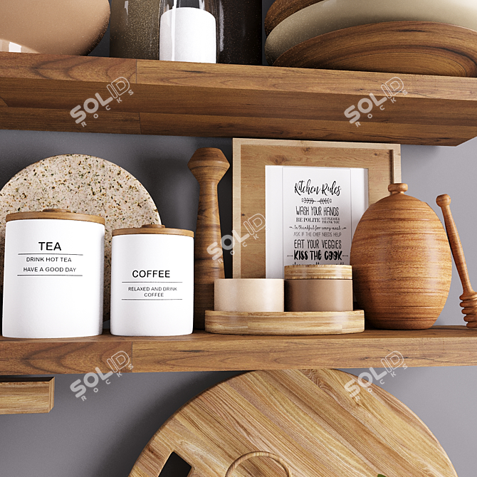 Essential Kitchen Tools &: Accessories 3D model image 4