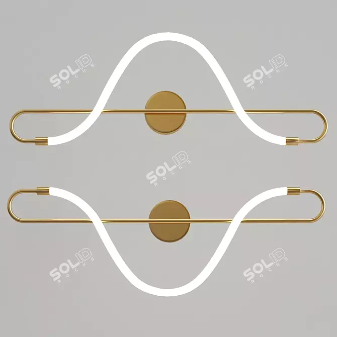 Versatile Sconce Track Lighting 3D model image 3