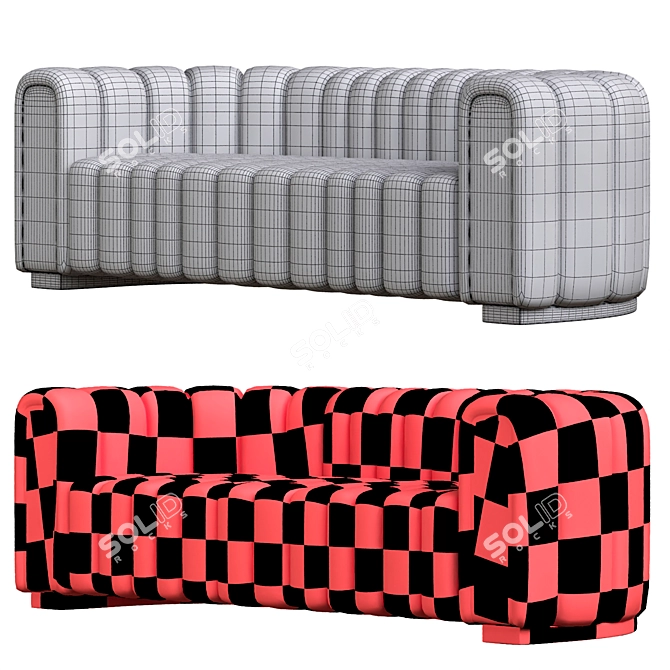 Modern Sancal Core Sofa 3D model image 3