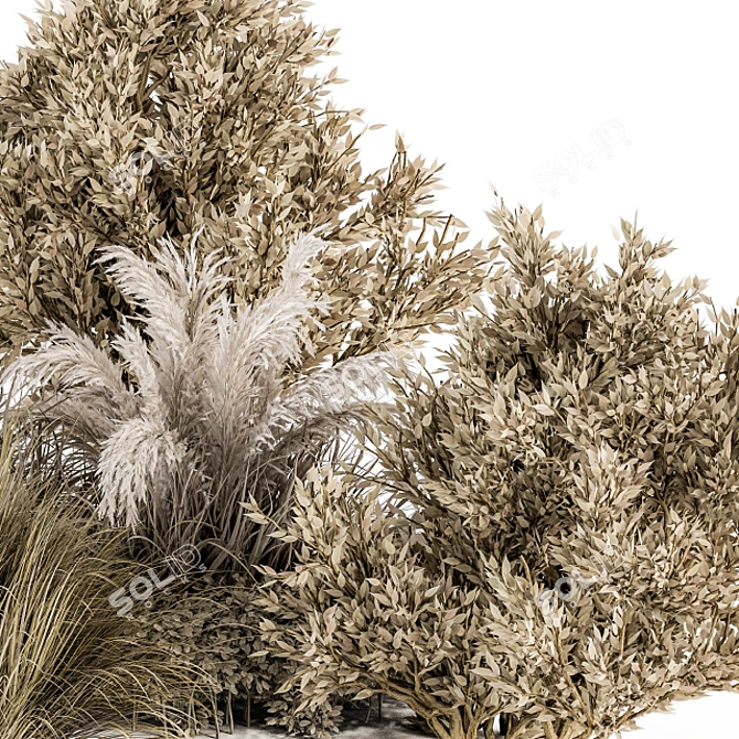 Wild Bushes - Set of 36 3D model image 2