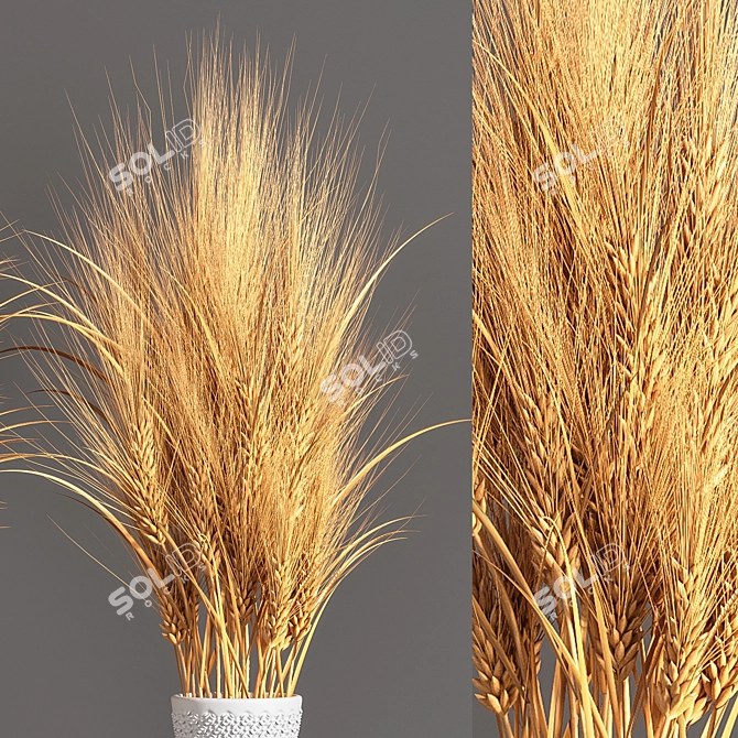 Title: Dried Plants Set: Natural Home Decor 3D model image 3