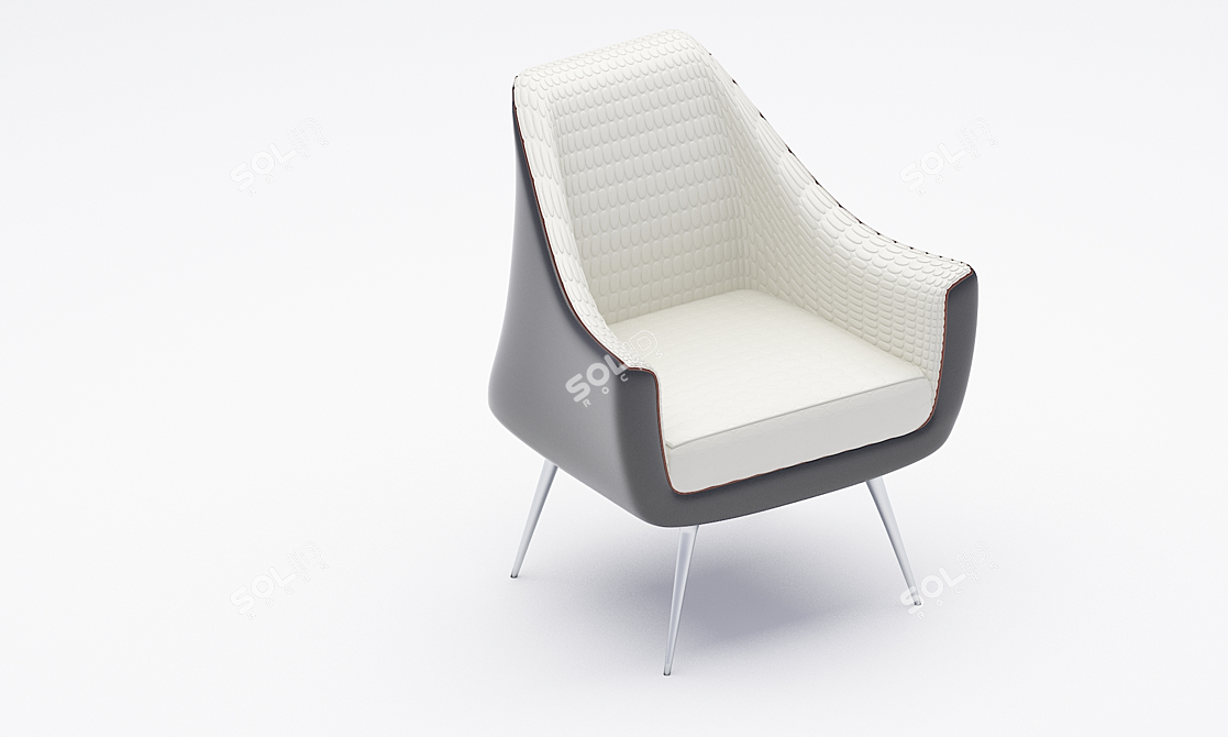 Cozy Comfort Armchair 3D model image 1