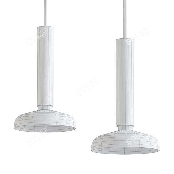 Minimalistic Luxury Pendant Light 3D model image 2