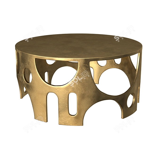 Sophisticated Savage Coffee Table 3D model image 1